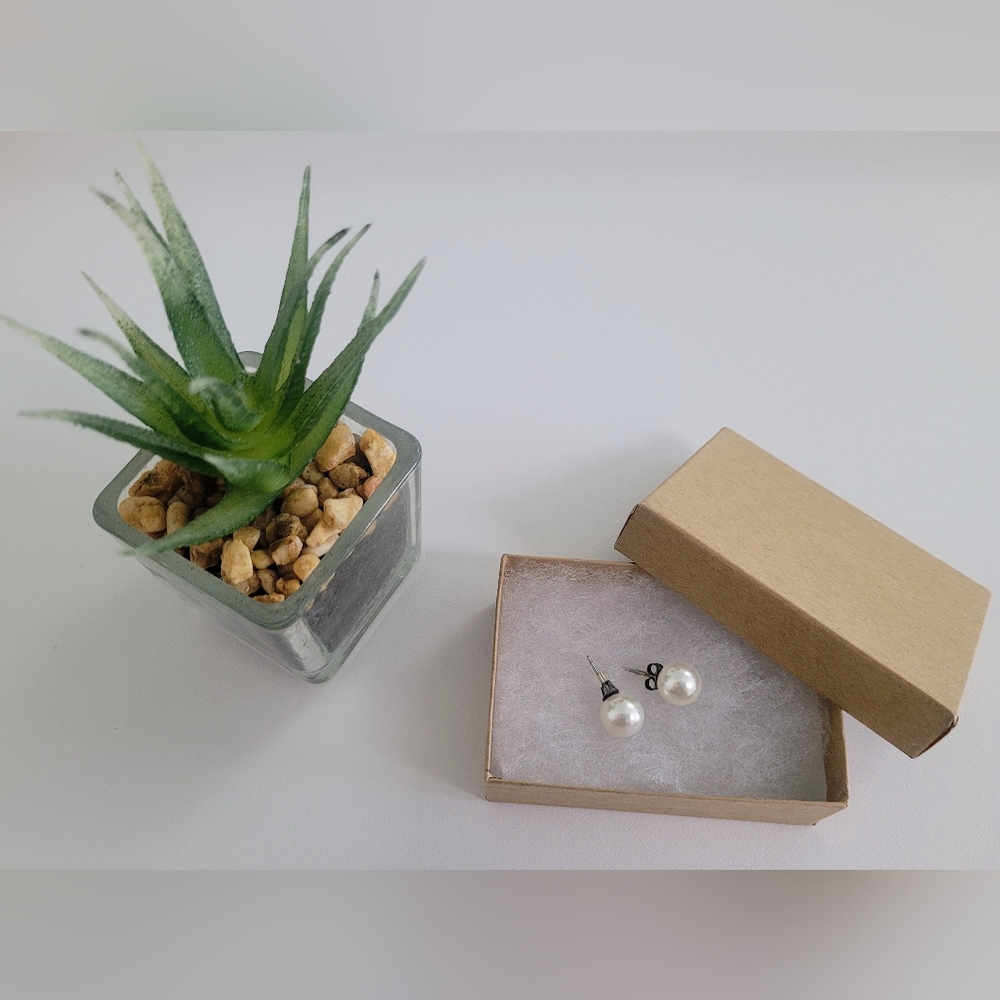 Claire's Large Pearl Studs
